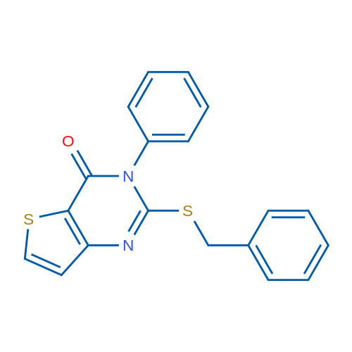 2-(Benzylsulfanyl)-3-phenyl-3H,4H-thieno[3,2-d]pyrimidin-4-one 1g