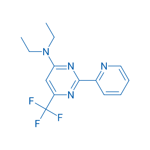 N,N-Diethyl-2-(pyridin-2-yl)-6-(trifluoromethyl)pyrimidin-4-amine 1g