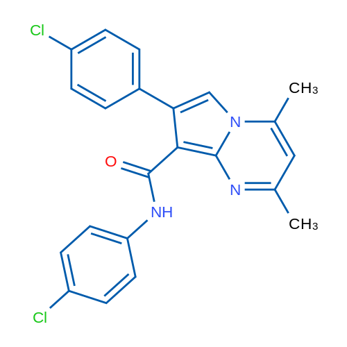 N,7-Bis(4-chlorophenyl)-2,4-dimethylpyrrolo[1,2-a]pyrimidine-8-carboxamide 1g
