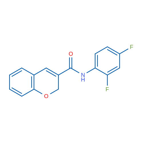 N-(2,4-Difluorophenyl)-2H-chromene-3-carboxamide 1g