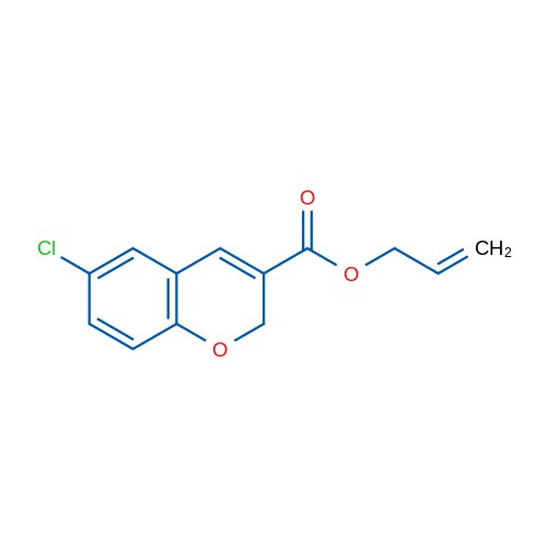 Prop-2-en-1-yl 6-chloro-2H-chromene-3-carboxylate 1g