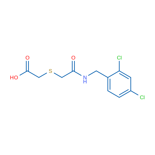 2-[({[(2,4-dichlorophenyl)methyl]carbamoyl}methyl)sulfanyl]acetic acid 1g