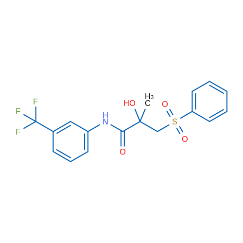 3-(Benzenesulfonyl)-2-hydroxy-2-methyl-N-[3-(trifluoromethyl)phenyl]propanamide 1g