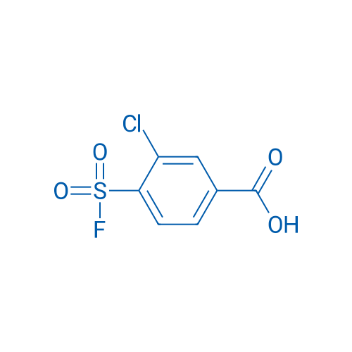 3-Chloro-4-(fluorosulfonyl)benzoic acid 100mg