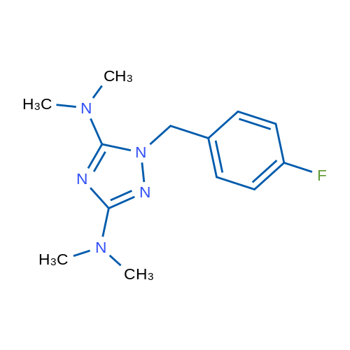 1-[(4-Fluorophenyl)methyl]-N3,N3,N5,N5-tetramethyl-1H-1,2,4-triazole-3,5-diamine 1g