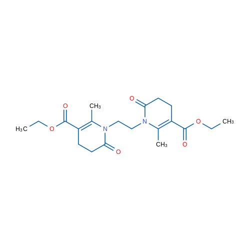 Ethyl 1-{2-[5-(ethoxycarbonyl)-6-methyl-2-oxo-1,2,3,4-tetrahydropyridin-1-yl]ethyl}-2-methyl-6-oxo-1,4,5,6-tetrahydropyridine-3-carboxylate 50mg