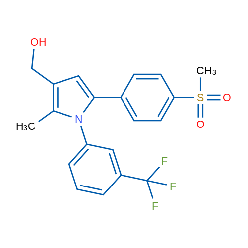 [5-(4-Methanesulfonylphenyl)-2-methyl-1-[3-(trifluoromethyl)phenyl]-1H-pyrrol-3-yl]methanol 1g