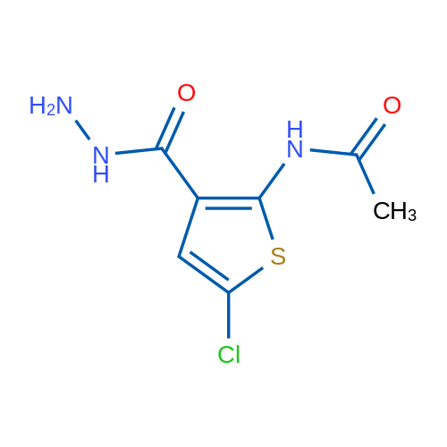 N-[5-Chloro-3-(hydrazinecarbonyl)thiophen-2-yl]acetamide 1g