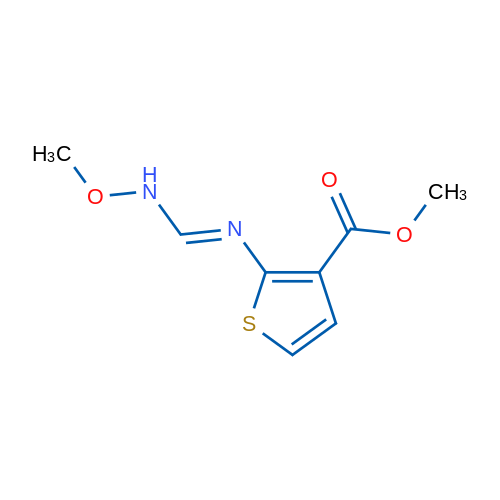 Methyl 2-[(E)-N'-methoxyimidamido]thiophene-3-carboxylate 1g