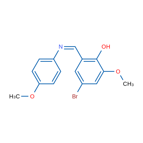 4-Bromo-2-methoxy-6-[(1Z)-[(4-methoxyphenyl)imino]methyl]phenol 1g