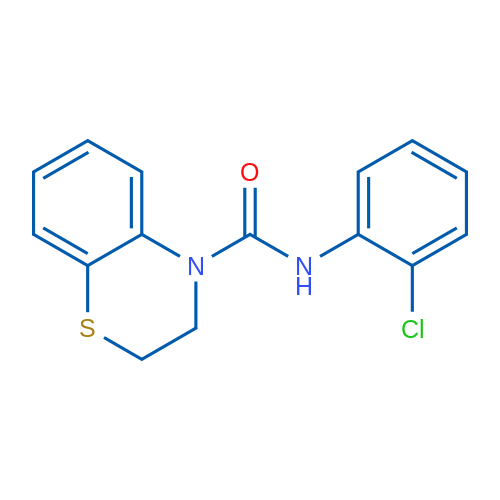 N-(2-Chlorophenyl)-3,4-dihydro-2H-1,4-benzothiazine-4-carboxamide 1g