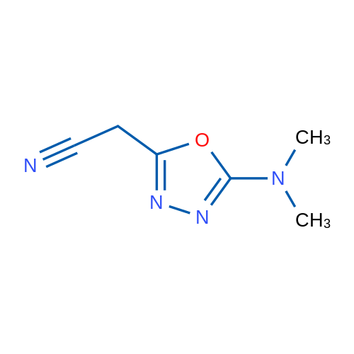 2-[5-(Dimethylamino)-1,3,4-oxadiazol-2-yl]acetonitrile 1g