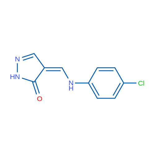 4-{[(4-chlorophenyl)amino]methylidene}-4,5-dihydro-1H-pyrazol-5-one 1g