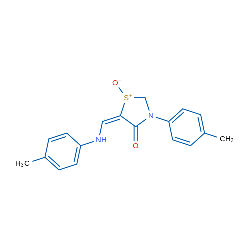 (5E)-3-(4-Methylphenyl)-5-{[(4-methylphenyl)amino]methylidene}-4-oxo-1,3-thiazolidin-1-ium-1-olate 1g