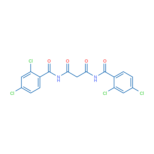 N-(2,4-Dichlorobenzoyl)-3-[(2,4-dichlorophenyl)formamido]-3-oxopropanamide 1g