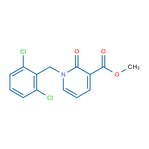 Methyl 1-[(2,6-dichlorophenyl)methyl]-2-oxo-1,2-dihydropyridine-3-carboxylate 1g
