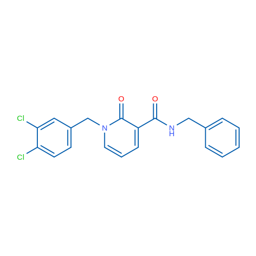 N-Benzyl-1-[(3,4-dichlorophenyl)methyl]-2-oxo-1,2-dihydropyridine-3-carboxamide 1g