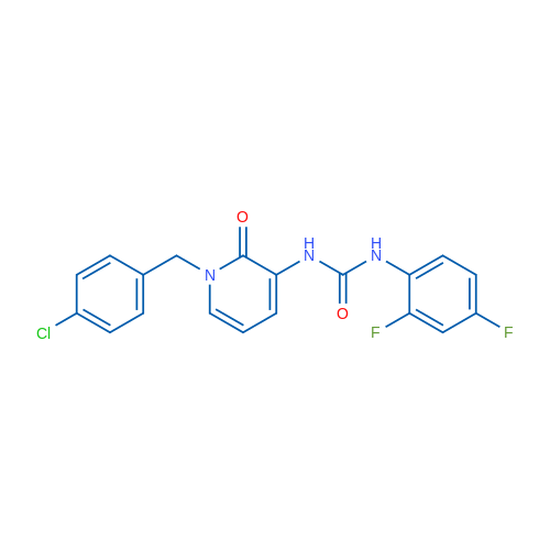 3-{1-[(4-chlorophenyl)methyl]-2-oxo-1,2-dihydropyridin-3-yl}-1-(2,4-difluorophenyl)urea 1g