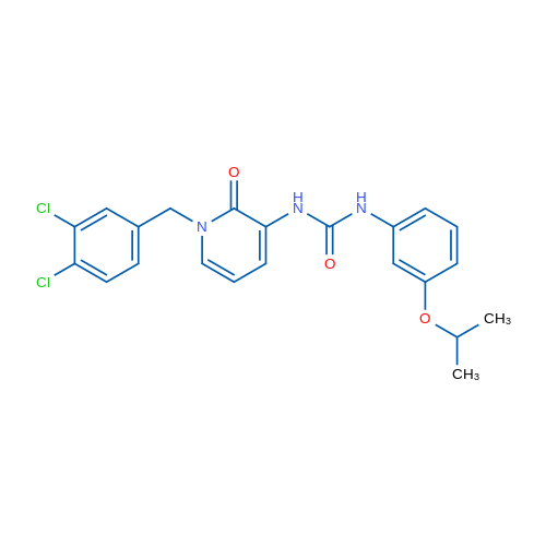 3-{1-[(3,4-dichlorophenyl)methyl]-2-oxo-1,2-dihydropyridin-3-yl}-1-[3-(propan-2-yloxy)phenyl]urea 1g