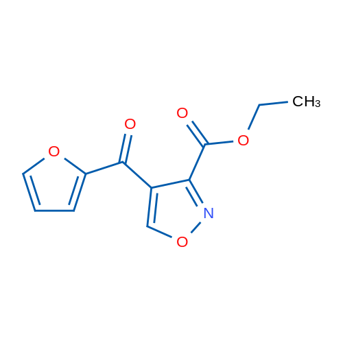 Ethyl 4-(furan-2-carbonyl)-1,2-oxazole-3-carboxylate 1g