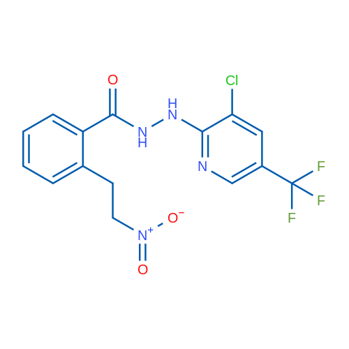 N'-[3-Chloro-5-(trifluoromethyl)pyridin-2-yl]-2-(2-nitroethyl)benzohydrazide 1g