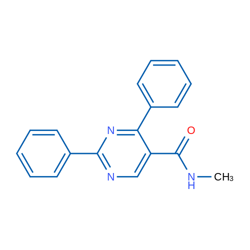 N-Methyl-2,4-diphenylpyrimidine-5-carboxamide 1g