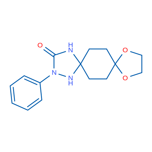 2-Phenyl-9,12-dioxa-1,2,4-triazadispiro[4.2.4^{8}.2^{5}]tetradecan-3-one 1g