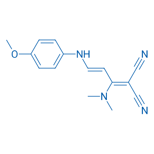 2-[(2E)-1-(Dimethylamino)-3-[(4-methoxyphenyl)amino]prop-2-en-1-ylidene]propanedinitrile 1g