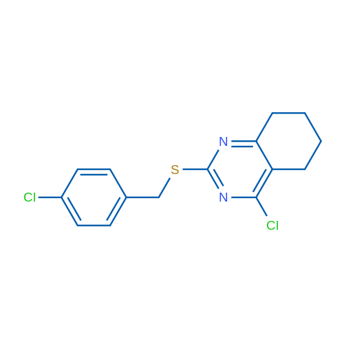 4-Chloro-2-{[(4-chlorophenyl)methyl]sulfanyl}-5,6,7,8-tetrahydroquinazoline 1g