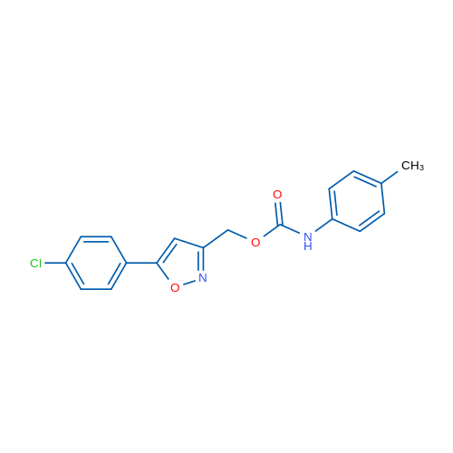 [5-(4-Chlorophenyl)-1,2-oxazol-3-yl]methyl N-(4-methylphenyl)carbamate 1g