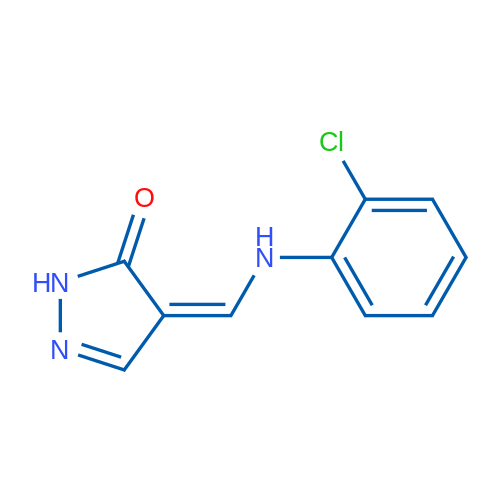 4-{[(2-chlorophenyl)amino]methylidene}-4,5-dihydro-1H-pyrazol-5-one 1g