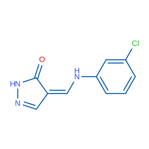 4-{[(3-chlorophenyl)amino]methylidene}-4,5-dihydro-1H-pyrazol-5-one 1g