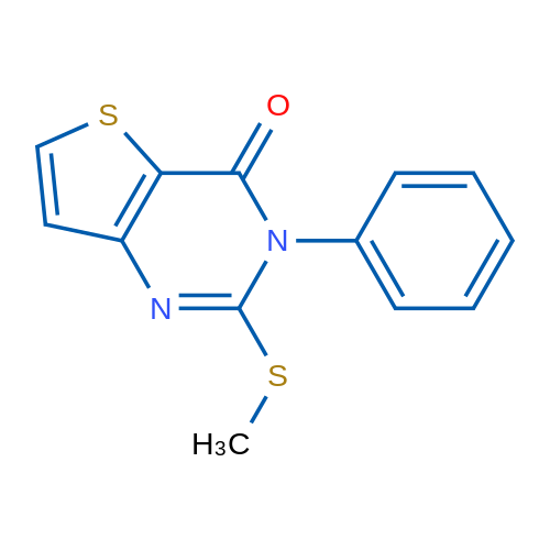 2-(Methylsulfanyl)-3-phenyl-3H,4H-thieno[3,2-d]pyrimidin-4-one 1g