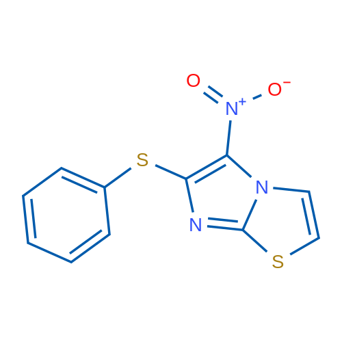 5-Nitro-6-(phenylsulfanyl)imidazo[2,1-b][1,3]thiazole 1g