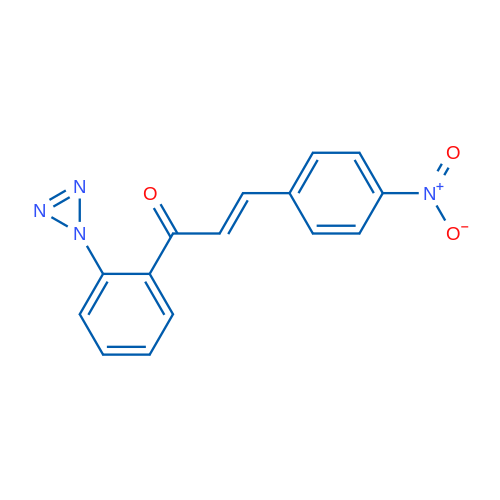(2E)-3-(4-Nitrophenyl)-1-[2-(1H-triazirin-1-yl)phenyl]prop-2-en-1-one 1g