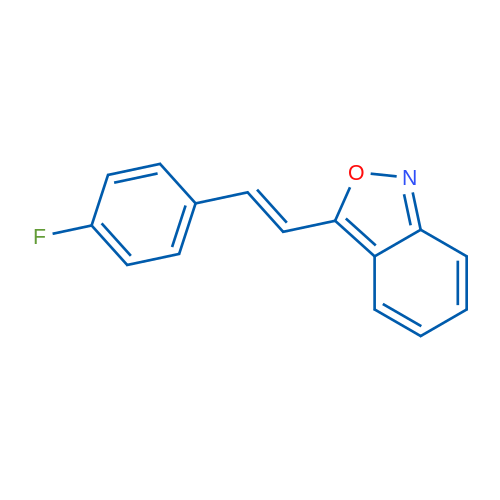3-[(E)-2-(4-Fluorophenyl)ethenyl]-2,1-benzoxazole 1g