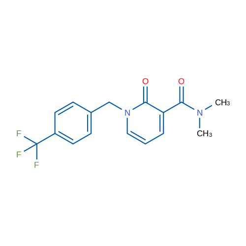 N,N-Dimethyl-2-oxo-1-{[4-(trifluoromethyl)phenyl]methyl}-1,2-dihydropyridine-3-carboxamide 1g