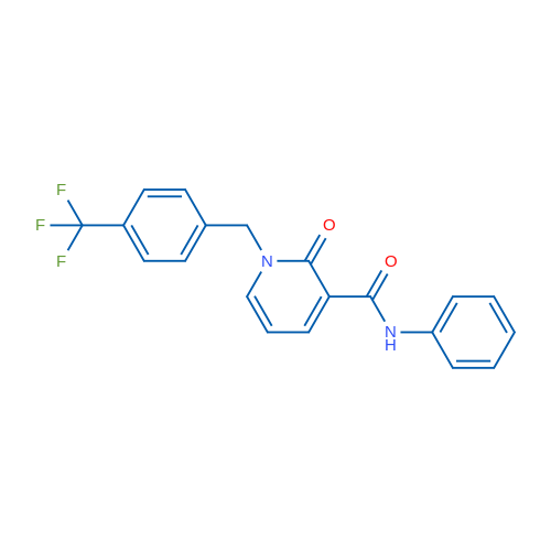 2-Oxo-N-phenyl-1-{[4-(trifluoromethyl)phenyl]methyl}-1,2-dihydropyridine-3-carboxamide 1g