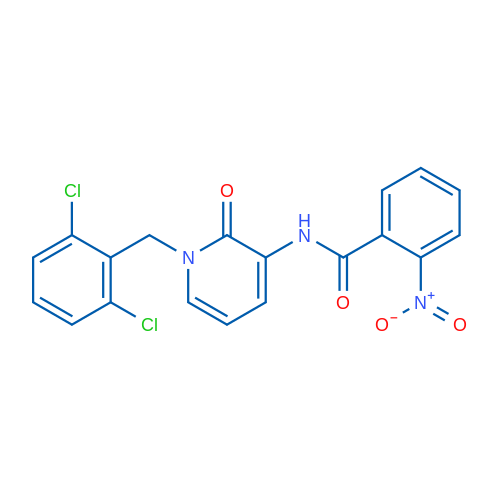 N-{1-[(2,6-dichlorophenyl)methyl]-2-oxo-1,2-dihydropyridin-3-yl}-2-nitrobenzamide 1g