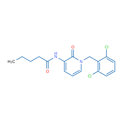 N-{1-[(2,6-dichlorophenyl)methyl]-2-oxo-1,2-dihydropyridin-3-yl}pentanamide 1g