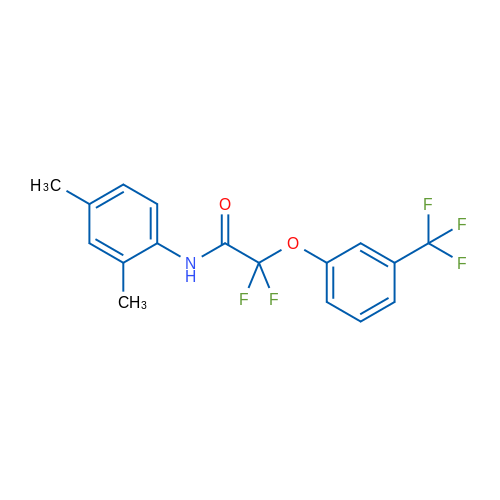 N-(2,4-Dimethylphenyl)-2,2-difluoro-2-[3-(trifluoromethyl)phenoxy]acetamide 1g