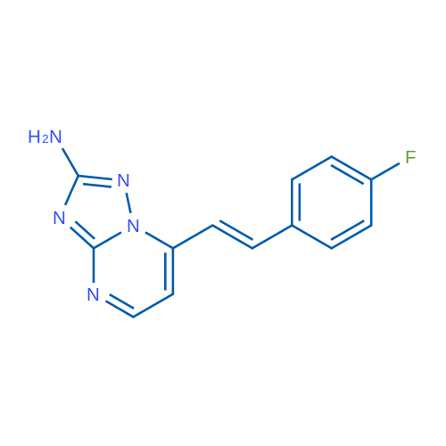7-[(E)-2-(4-Fluorophenyl)ethenyl]-[1,2,4]triazolo[1,5-a]pyrimidin-2-amine 1g
