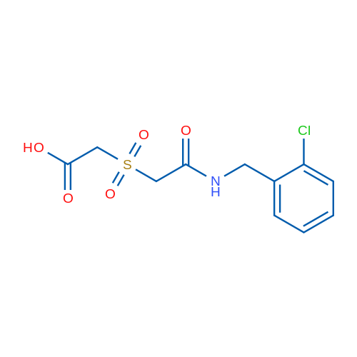 2-({[(2-chlorophenyl)methyl]carbamoyl}methanesulfonyl)acetic acid 1g