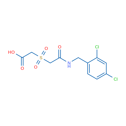 2-({[(2,4-dichlorophenyl)methyl]carbamoyl}methanesulfonyl)acetic acid 1g