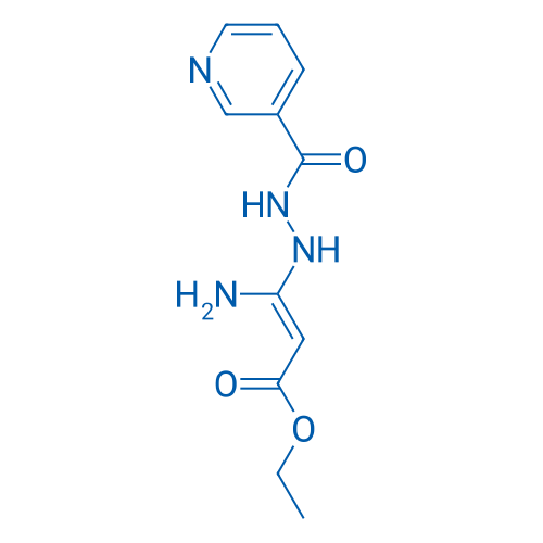 Ethyl (2E)-3-amino-3-[(pyridin-3-yl)formohydrazido]prop-2-enoate 1g
