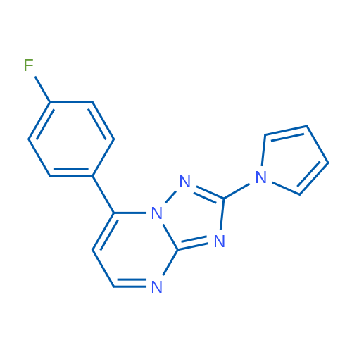 1-[7-(4-Fluorophenyl)-[1,2,4]triazolo[1,5-a]pyrimidin-2-yl]-1H-pyrrole 1g