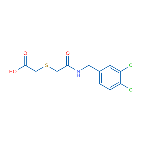 2-[({[(3,4-dichlorophenyl)methyl]carbamoyl}methyl)sulfanyl]acetic acid 1g