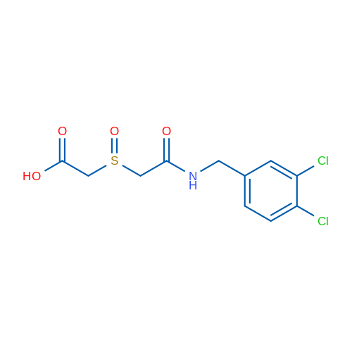 2-({[(3,4-dichlorophenyl)methyl]carbamoyl}methanesulfinyl)acetic acid 1g