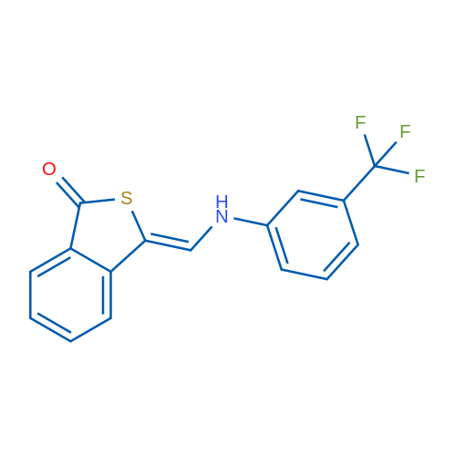 (3Z)-3-({[3-(trifluoromethyl)phenyl]amino}methylidene)-1,3-dihydro-2-benzothiophen-1-one 1g