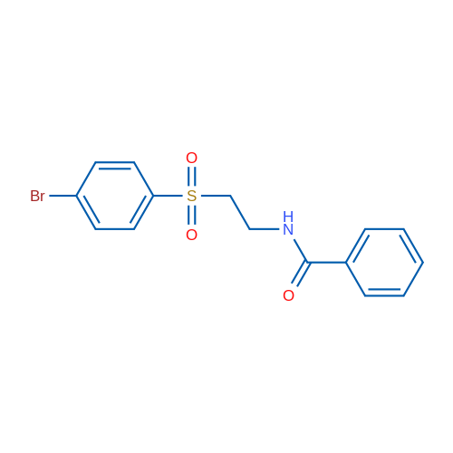N-[2-(4-Bromobenzenesulfonyl)ethyl]benzamide 1g